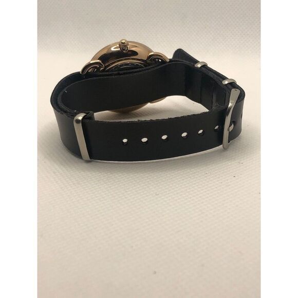 Fossil ES4421 Women's Black Leather Analog Pink Dial Quartz Genuine Watch HK59 - Picture 9 of 9